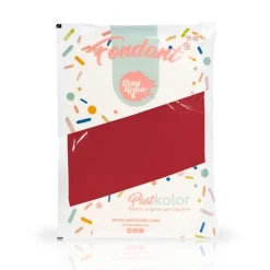 Fondant burdeos 1 kg - Sin gluten - Pastkolor