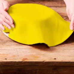 Fondant extendido listo para usar amarillo 430 g - Sin gluten - Funcakes