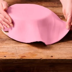 Fondant extendido listo para usar rosa pastel 430 gr - Sin gluten - Funcakes