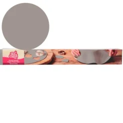 Fondant extendido listo para usar gris 430 g - Sin gluten - Funcakes