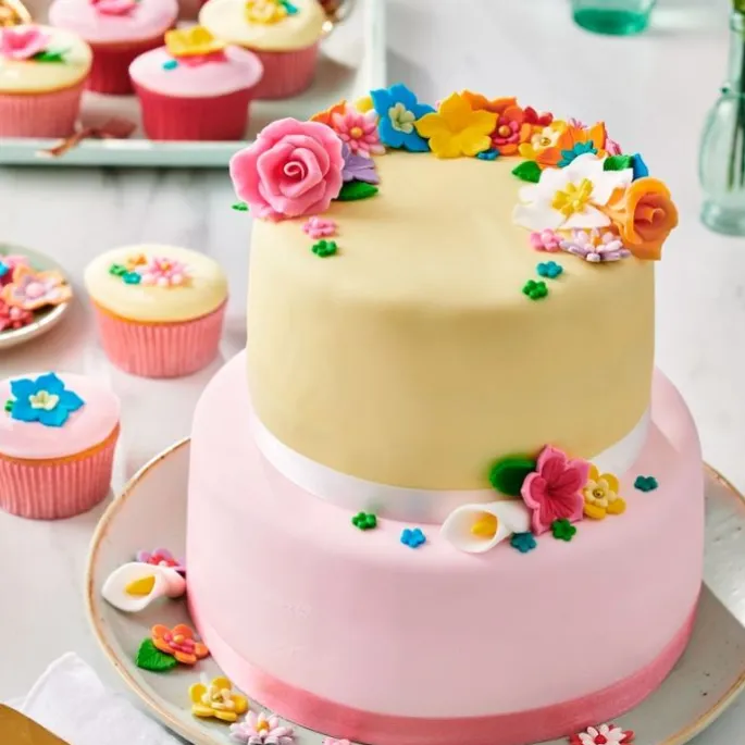 Fondant fucsia 250 g - Sin gluten - Funcakes