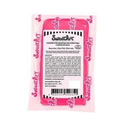 Fondant fucsia 100 g - Sin gluten - SweetArt