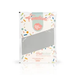 Fondant gris 250 g - Sin gluten - Pastkolor