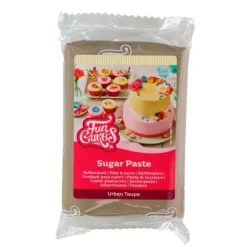 Fondant gris pardo 250 g - Sin gluten - Funcakes