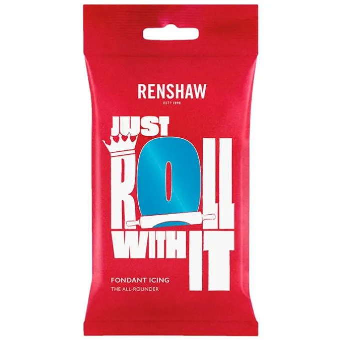 Fondant Icing azul turquesa 250 g - Renshaw