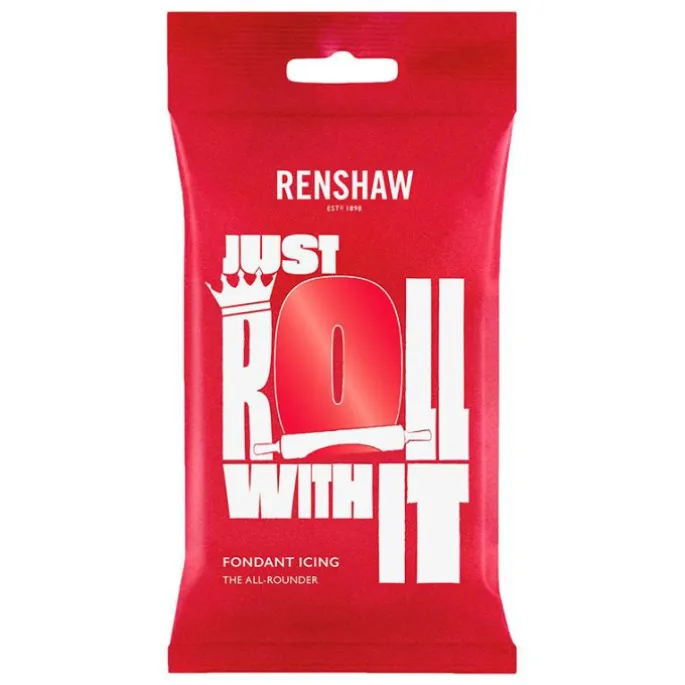 Fondant Icing rojo 1 kg - Renshaw