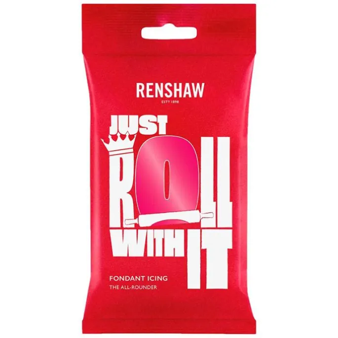Fondant Icing rosa fucsia 250 g - Renshaw