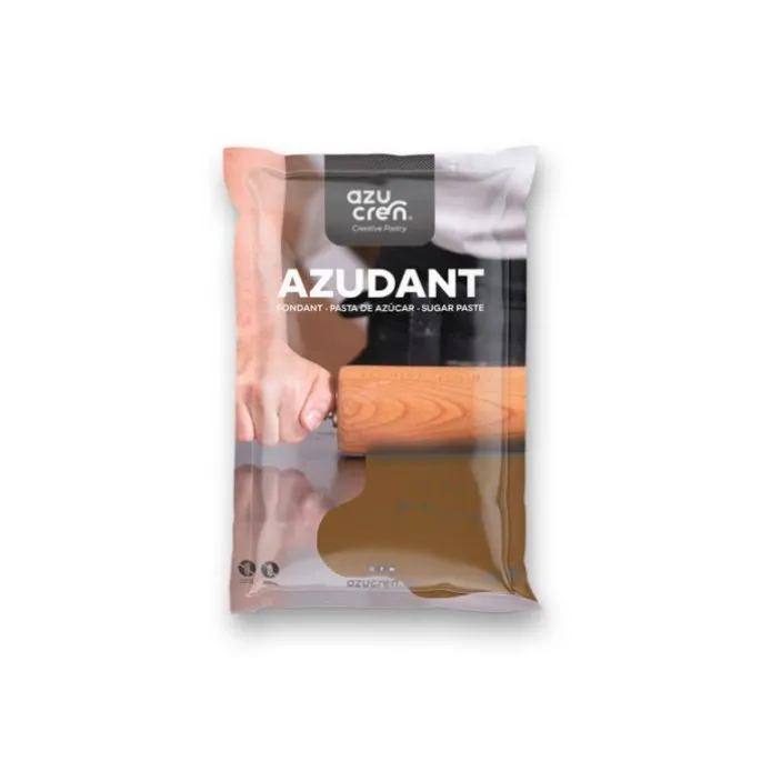 Fondant marrón café Azudant 250 g - Sin gluten - Azucren