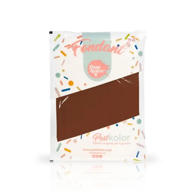 Fondant marrón 250 g - Sin gluten - Pastkolor