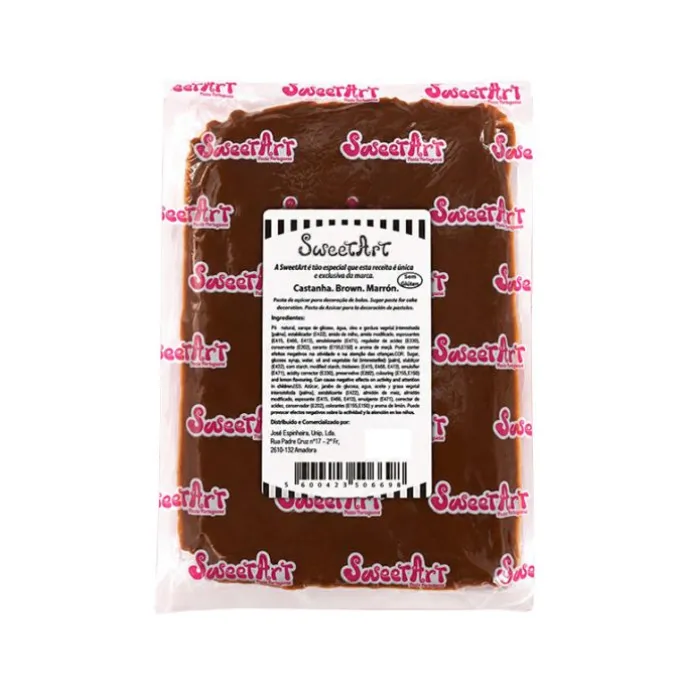 Fondant marrón 100 g - Sin gluten - SweetArt