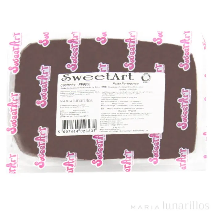 Fondant marrón 1 kg - Sin gluten - SweetArt