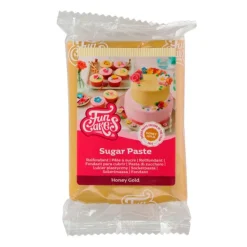 Fondant miel dorado 250 g - Sin gluten - Funcakes