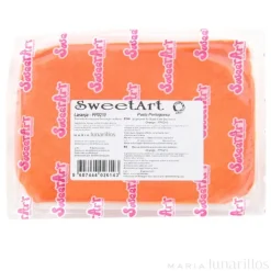 Fondant naranja 1 kg - Sin gluten - SweetArt