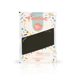 Fondant negro 250 g - Sin gluten - Pastkolor