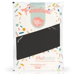 Fondant negro 2,5 kg - Sin gluten - Pastkolor