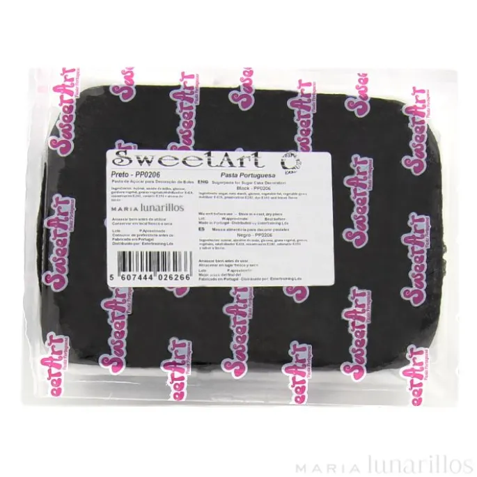 Fondant negro 1 kg - Sin gluten - SweetArt