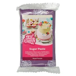 Fondant púrpura 250 g - Sin gluten - Funcakes
