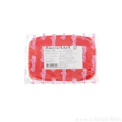 Fondant rojo 250 gr - Sin gluten - SweetArt