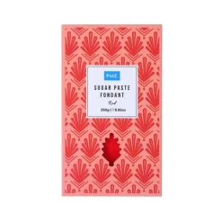 Fondant rojo 250 g - Sin gluten - PME