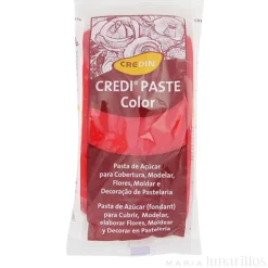 Fondant rojo 1 kg - Sin gluten - Credipaste