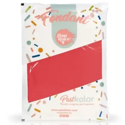 Fondant rojo 2,5 kg - Sin gluten - Pastkolor
