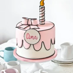 Fondant rosa bebé 1 kg - Sin gluten - Pastkolor