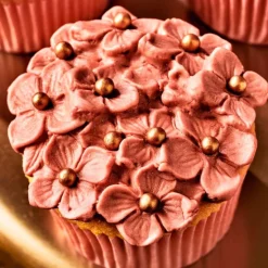 Fondant rosa con brillo 250 g - Sin gluten - Funcakes