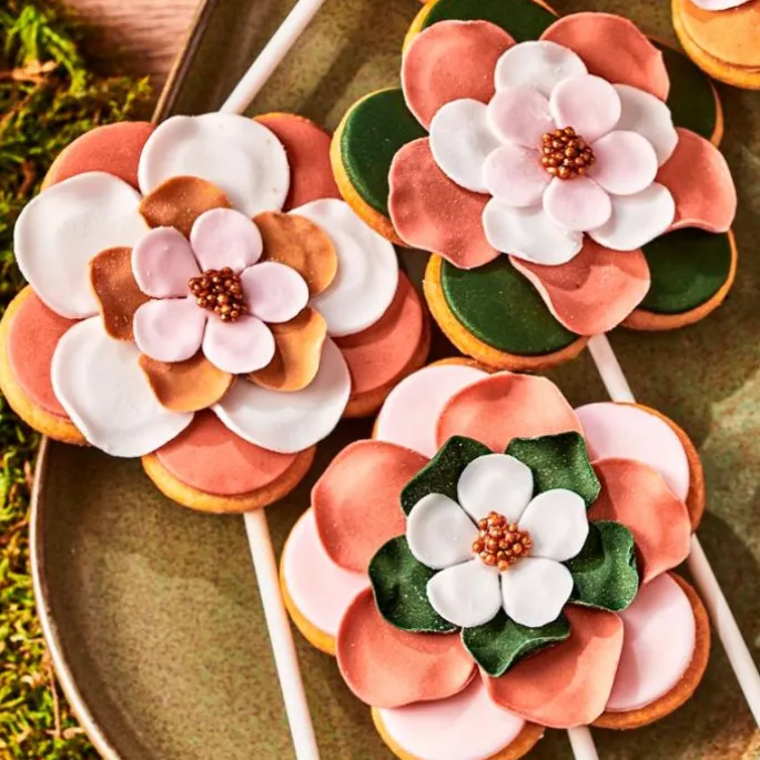 Fondant rosa con brillo 250 g - Sin gluten - Funcakes