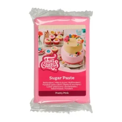 Fondant rosa 250 g - Sin gluten - Funcakes