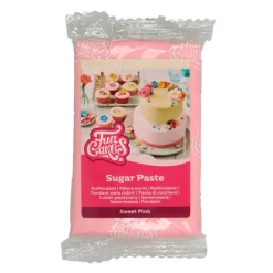 Fondant rosa suave 250 g - Sin gluten - Funcakes