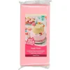 Fondant rosa suave 1 kg - Sin gluten - Funcakes
