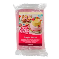 Fondant rosa viejo 250 g - Sin gluten - Funcakes