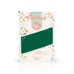 Fondant verde acebo 250 g - Sin gluten - Pastkolor