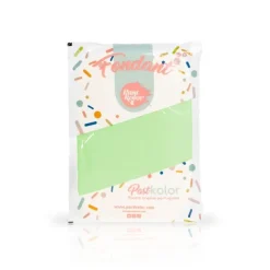 Fondant verde claro 250 g - Sin gluten - Pastkolor