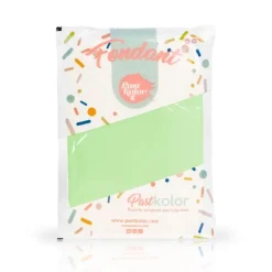 Fondant verde claro 1 kg - Sin gluten - Pastkolor