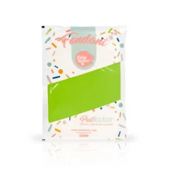Fondant verde fluorescente 250 g - Sin gluten - Pastkolor