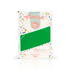 Fondant verde 250 g - Sin gluten - Pastkolor