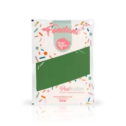 Fondant verde hoja 250 g - Sin gluten - Pastkolor