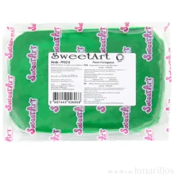 Fondant verde 1 kg - Sin gluten - SweetArt