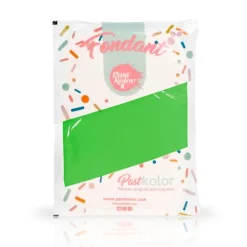 Fondant verde lechuga 1 kg - Sin gluten - Pastkolor
