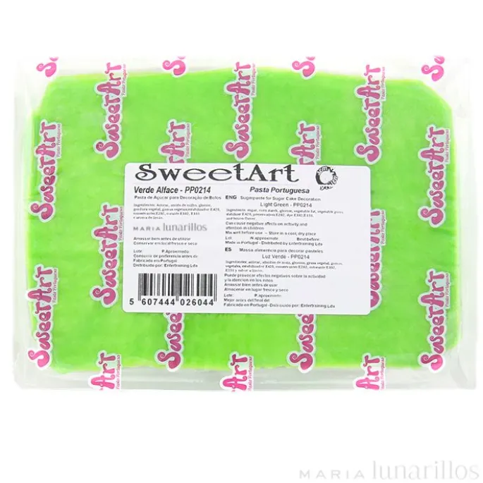 Fondant verde lechuga 1 kg - Sin gluten - SweetArt