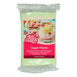 Fondant verde pastel 250 g - Sin gluten - Funcakes