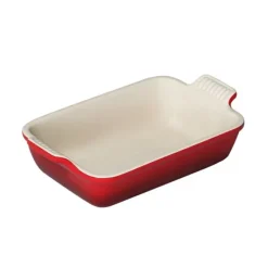 Fuente rectangular 19 cm Cereza - Cerámica de gres - Le Creuset