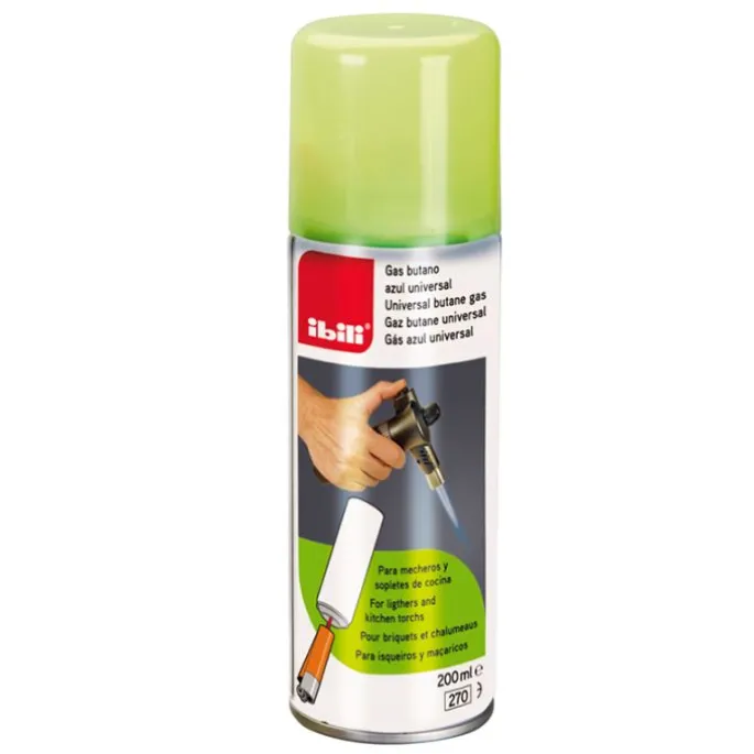 Gas butano azul universal 200 ml - Ibili