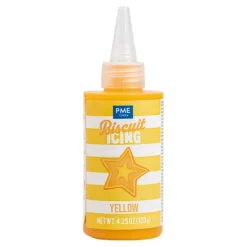 Gel decorativo amarillo Biscuit Icing 120 g - PME