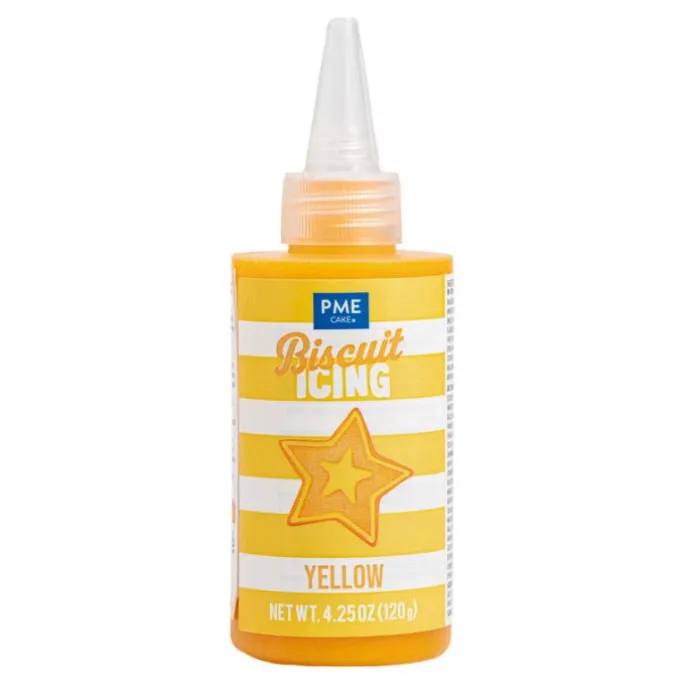 Gel decorativo amarillo Biscuit Icing 120 g - PME