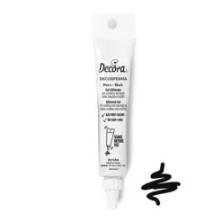 Gel decorativo negro brillante Decorpenna 20 gr - Decora