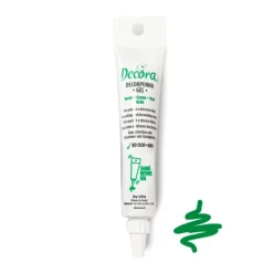Gel decorativo verde brillante Decorpenna 20 g - Decora