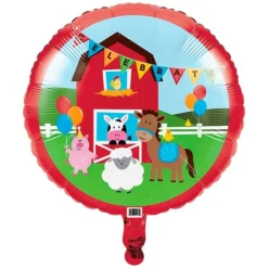 Globo de foil animales de la granja 45 cm - Creative Converting