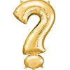 Globo de foil dorado signo "?" 35 cm - Anagram